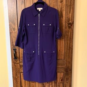 Michael Kors belted shirt dress